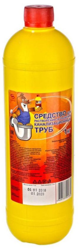 КРОТ средство д/чистки труб 1000мл